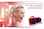 Proposition pour e-mailing d'anniversaire